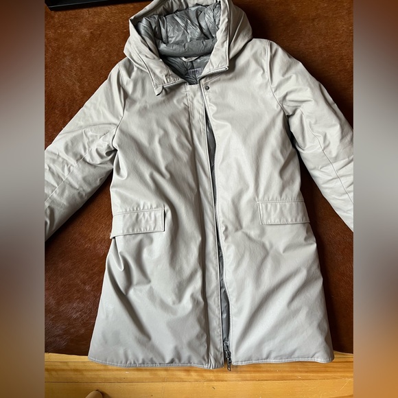 M0851 New coat beige grey winter -30degrees sz 8 - Picture 5 of 9